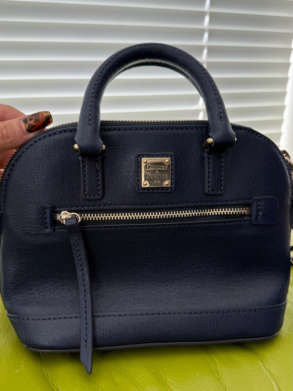Dooney & Bourke Navy Dome Mini Satchel